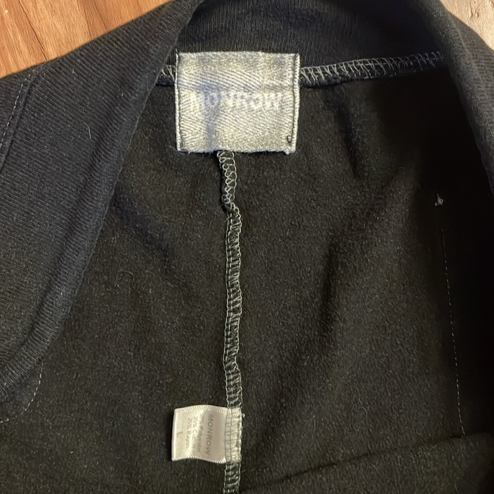 Monrow Black Capri Joggers - Picture 4 of 5